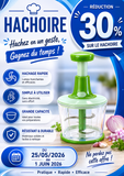 PROMO JUSQU'AU 01/06/2026  Super Hachoir à Légumes et à Viande Malovax