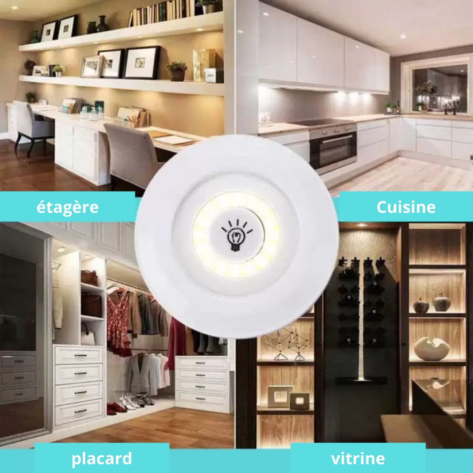 Pack 3 Lampes + 1 Telecommande