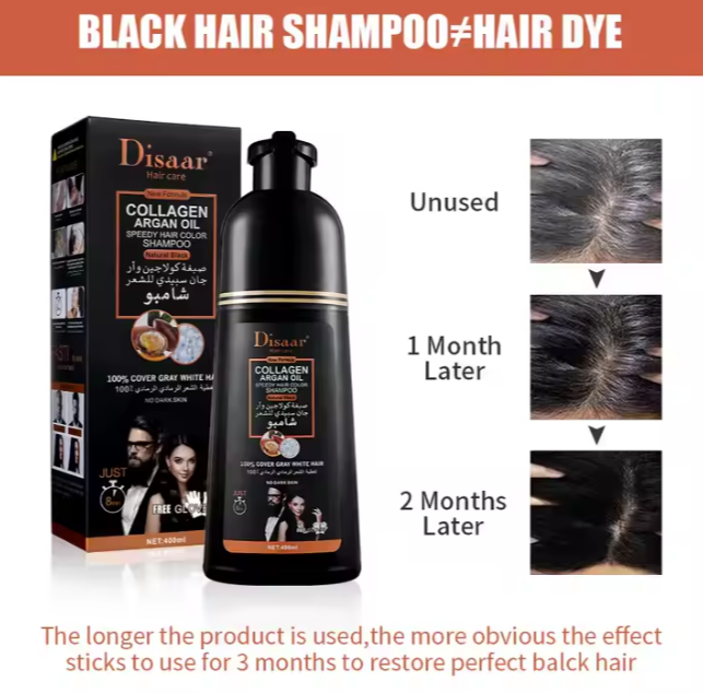 Shampoing Anti Cheveux Blancs Malovax