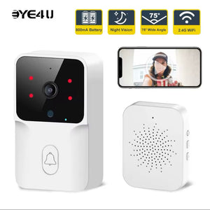 Sonnette Intelligente Wi-Fi avec Vision Nocturne et Détection de Mouvement