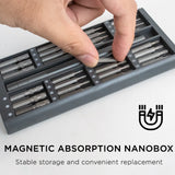 Malovax Tournevis de Précision Kit 63 en 1 Tournevis d'Outils pour Réparation de PC, Ordinateur Portable, Téléphone, Montres, MacBook, iPad