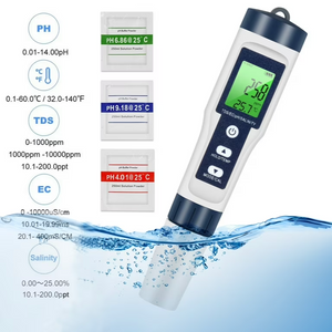 Testeur de qualité de l'eau (pH, TDS, EC...)