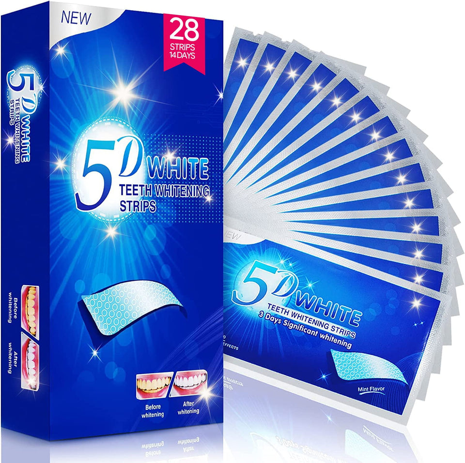 Kit de 28 Bandes de Blanchiment Dentaire
