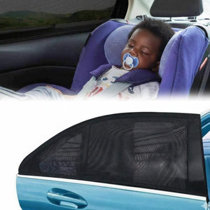 AKUNADO COOLRIDE Pare-Soleil Latéral Mesh Anti-Moustique &amp; UV – Pack 4 Vitres