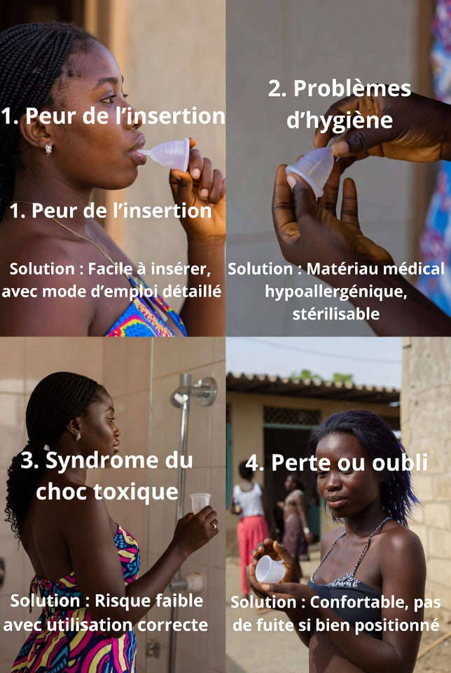 1 ACHETE =1 OFFERT Akunado Coupe Menstruelle – Protection intime réutilisable, confortable ; écologique