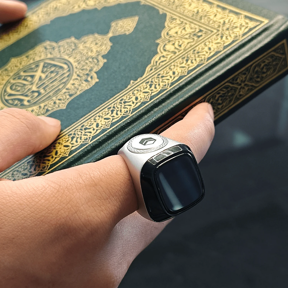 🌙 Bague Tasbih Électronique Intelligente – Akunado
