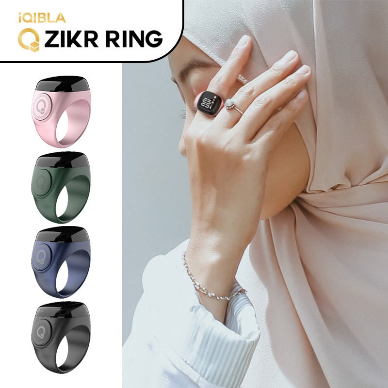 🌙 Bague Tasbih Électronique Intelligente – Akunado