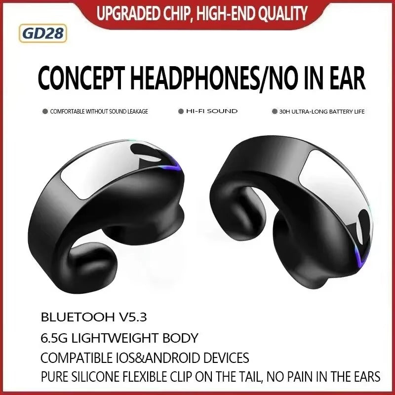 🎧 GD28 – Écouteur Bluetooth Clip Portable